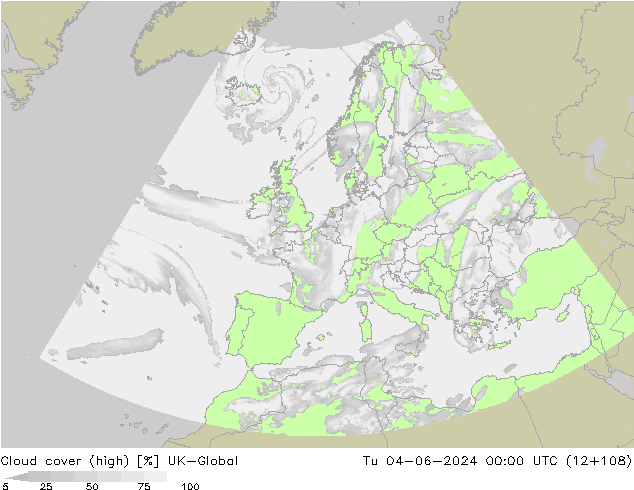 Nubes altas UK-Global mar 04.06.2024 00 UTC