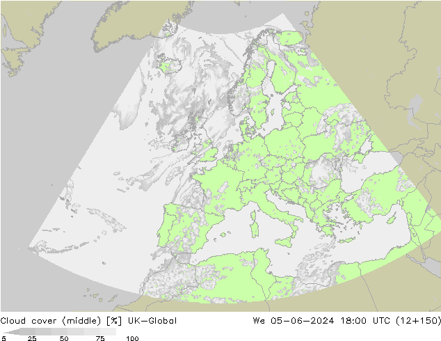 Cloud cover (middle) UK-Global We 05.06.2024 18 UTC