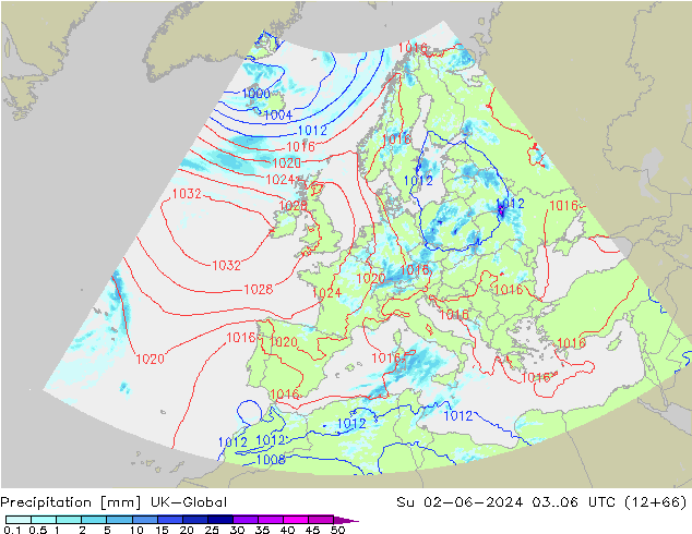 Srážky UK-Global Ne 02.06.2024 06 UTC