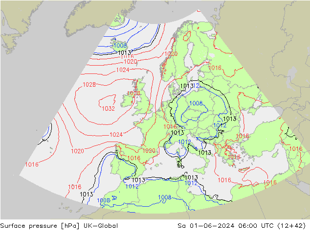 Luchtdruk (Grond) UK-Global za 01.06.2024 06 UTC