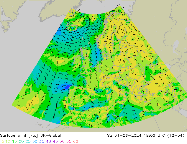 Rüzgar 10 m UK-Global Cts 01.06.2024 18 UTC