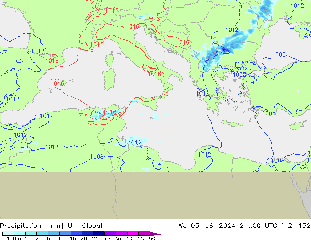 Srážky UK-Global St 05.06.2024 00 UTC