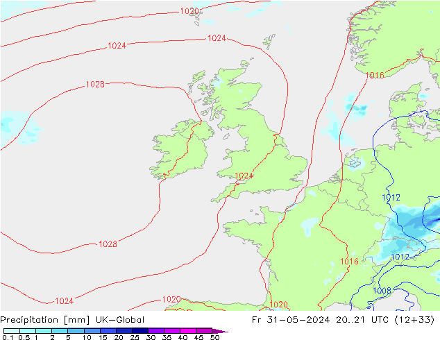 Yağış UK-Global Cu 31.05.2024 21 UTC