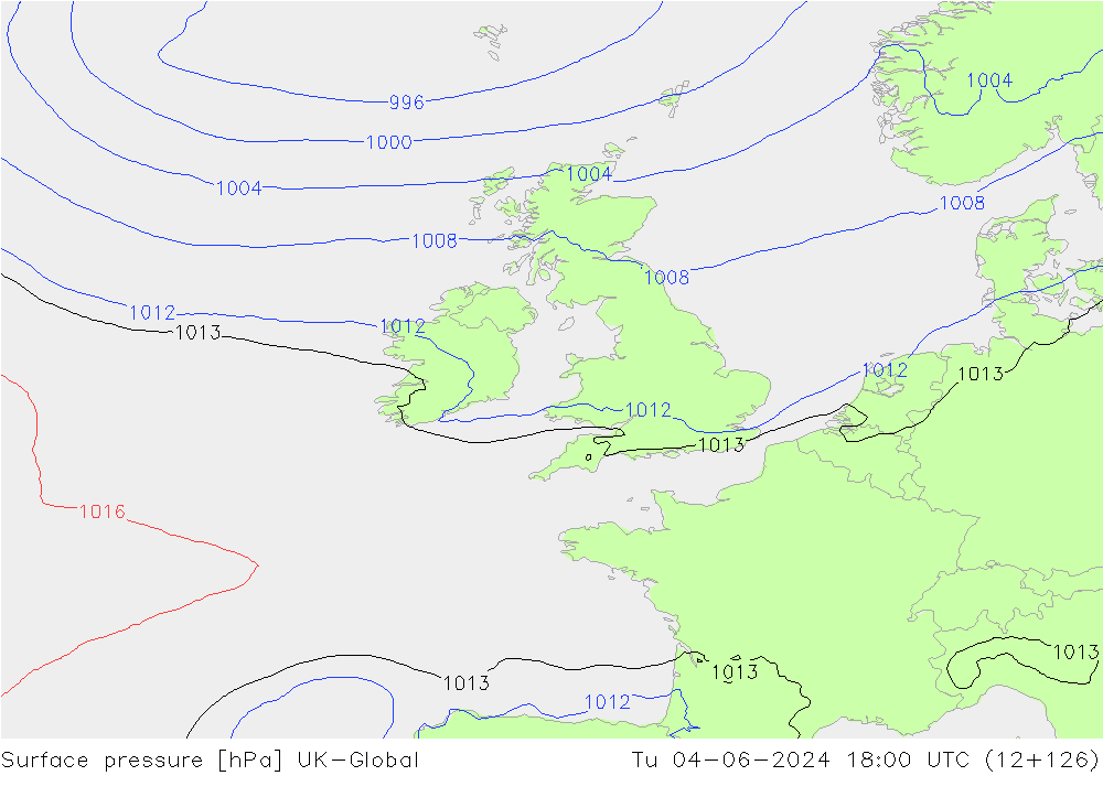 pressão do solo UK-Global Ter 04.06.2024 18 UTC