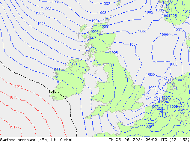 Yer basıncı UK-Global Per 06.06.2024 06 UTC