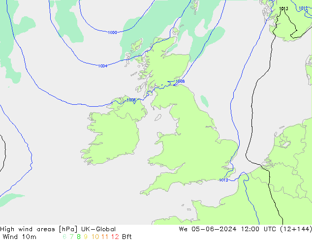 High wind areas UK-Global Qua 05.06.2024 12 UTC