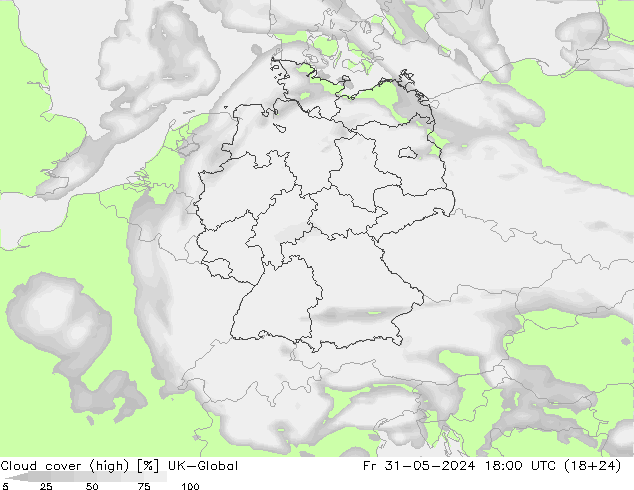 Wolken (hohe) UK-Global Fr 31.05.2024 18 UTC