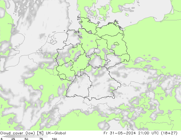 nízká oblaka UK-Global Pá 31.05.2024 21 UTC