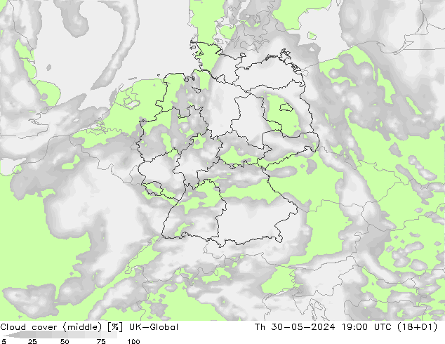 Bewolking (Middelb.) UK-Global do 30.05.2024 19 UTC