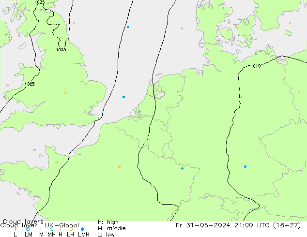 Cloud layer UK-Global Fr 31.05.2024 21 UTC