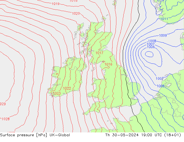 pressão do solo UK-Global Qui 30.05.2024 19 UTC