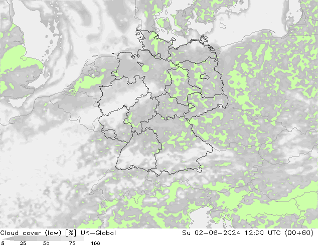 nízká oblaka UK-Global Ne 02.06.2024 12 UTC