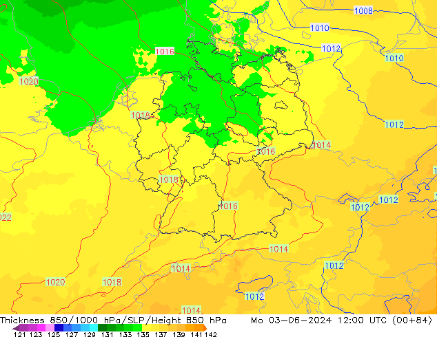 Thck 850-1000 hPa UK-Global Mo 03.06.2024 12 UTC