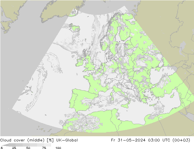 oblačnosti uprostřed UK-Global Pá 31.05.2024 03 UTC