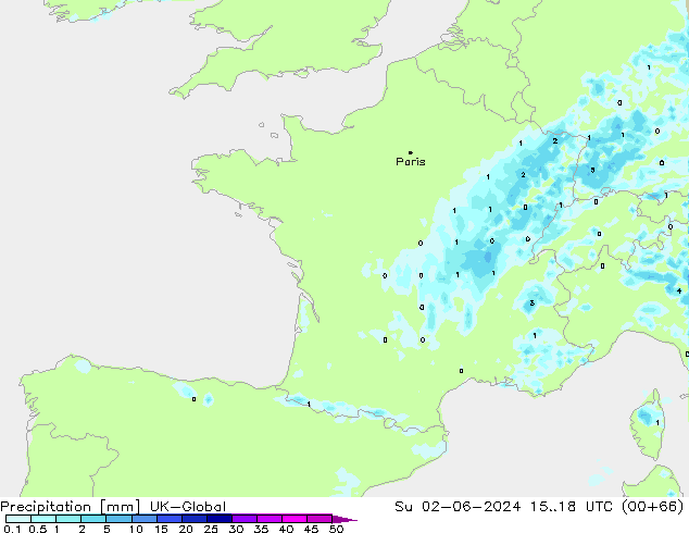 Neerslag UK-Global zo 02.06.2024 18 UTC