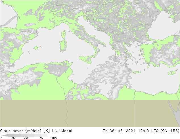 Bewolking (Middelb.) UK-Global do 06.06.2024 12 UTC