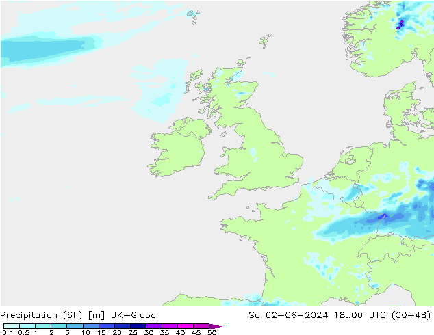 opad (6h) UK-Global nie. 02.06.2024 00 UTC