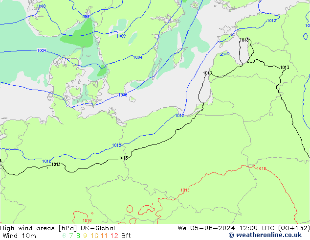 High wind areas UK-Global ср 05.06.2024 12 UTC