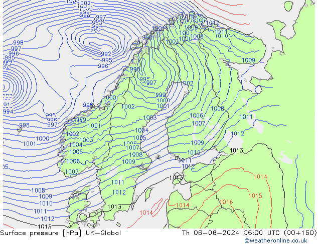 ciśnienie UK-Global czw. 06.06.2024 06 UTC