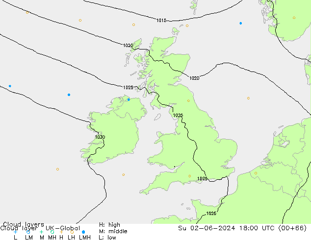 Wolkenlagen UK-Global zo 02.06.2024 18 UTC