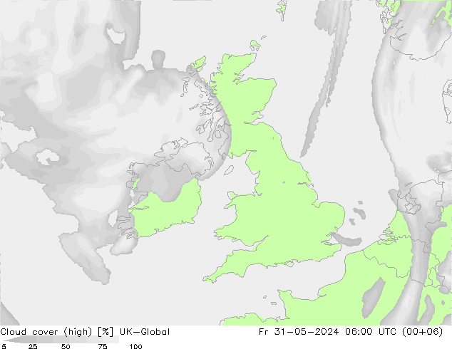 Bewolking (Hoog) UK-Global vr 31.05.2024 06 UTC