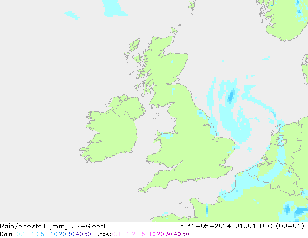 Rain/Snowfall UK-Global pt. 31.05.2024 01 UTC