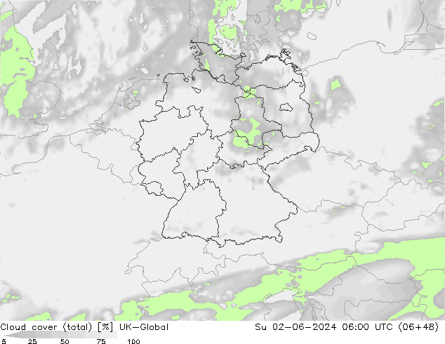 Nuages (total) UK-Global dim 02.06.2024 06 UTC