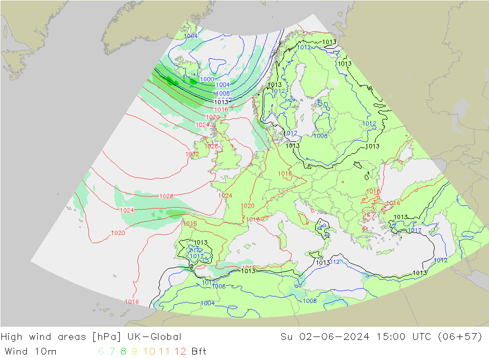 High wind areas UK-Global  02.06.2024 15 UTC