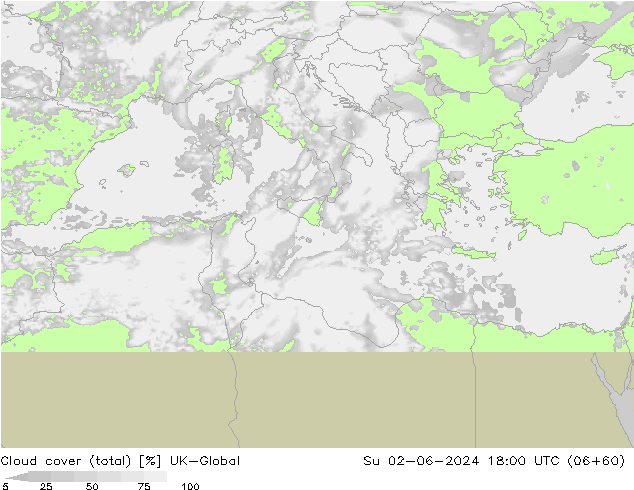 Bulutlar (toplam) UK-Global Paz 02.06.2024 18 UTC