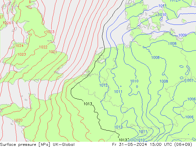 Yer basıncı UK-Global Cu 31.05.2024 15 UTC