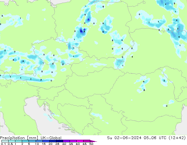 precipitação UK-Global Dom 02.06.2024 06 UTC