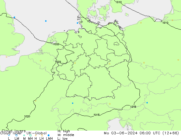 Cloud layer UK-Global Mo 03.06.2024 06 UTC