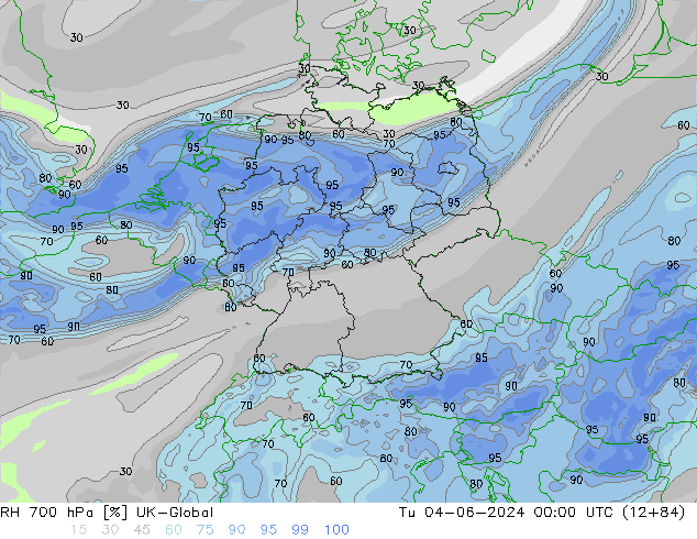 RH 700 hPa UK-Global Di 04.06.2024 00 UTC