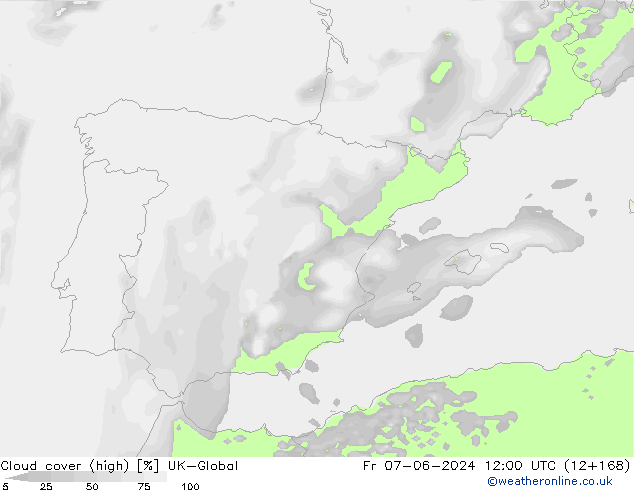 Nubes altas UK-Global vie 07.06.2024 12 UTC