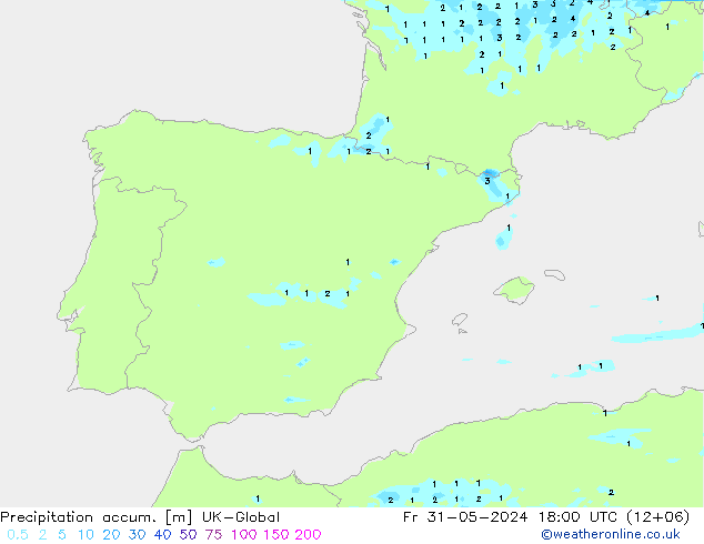 Precipitación acum. UK-Global vie 31.05.2024 18 UTC