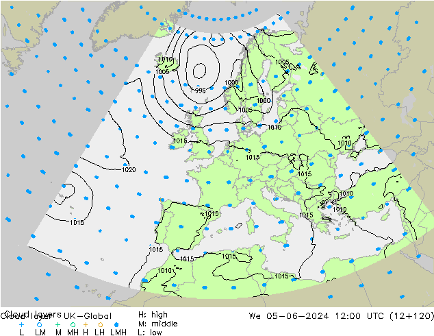 Cloud layer UK-Global  05.06.2024 12 UTC