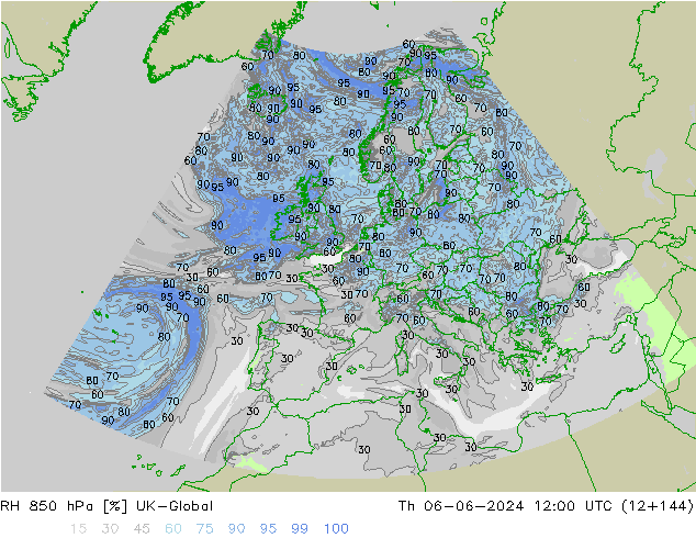 850 hPa Nispi Nem UK-Global Per 06.06.2024 12 UTC