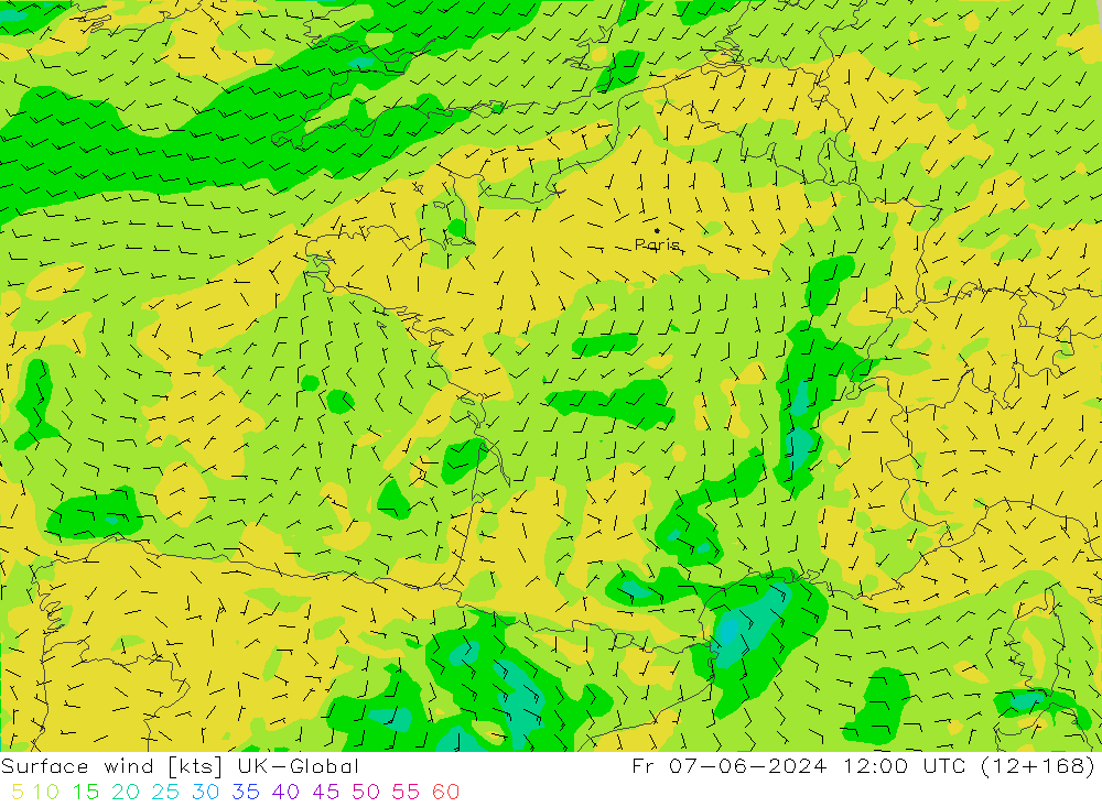 Bodenwind UK-Global Fr 07.06.2024 12 UTC