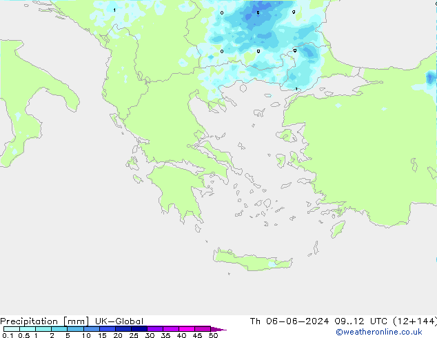 Yağış UK-Global Per 06.06.2024 12 UTC