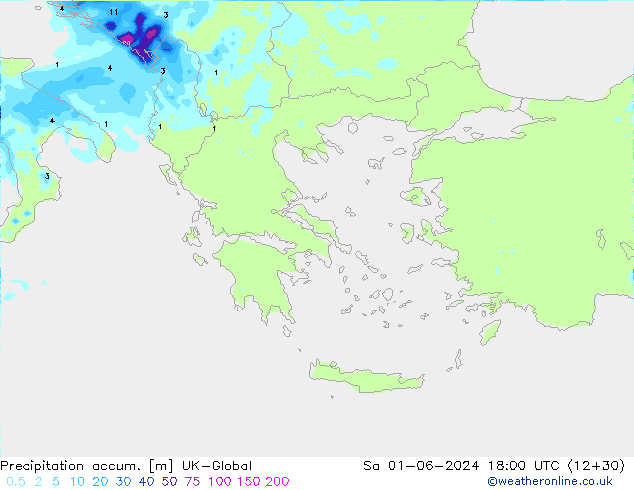 Precipitation accum. UK-Global Sa 01.06.2024 18 UTC