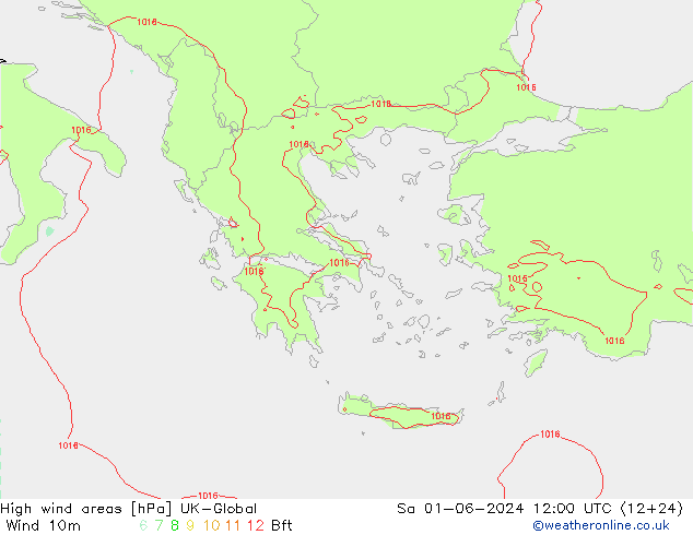 High wind areas UK-Global сб 01.06.2024 12 UTC