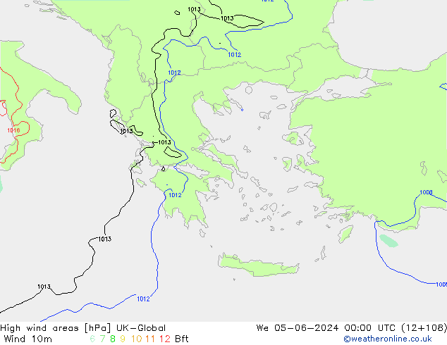 Windvelden UK-Global wo 05.06.2024 00 UTC