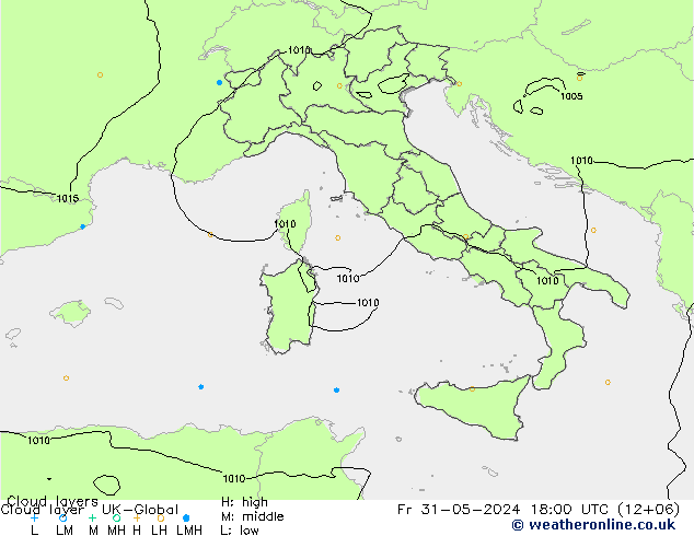 Cloud layer UK-Global Fr 31.05.2024 18 UTC