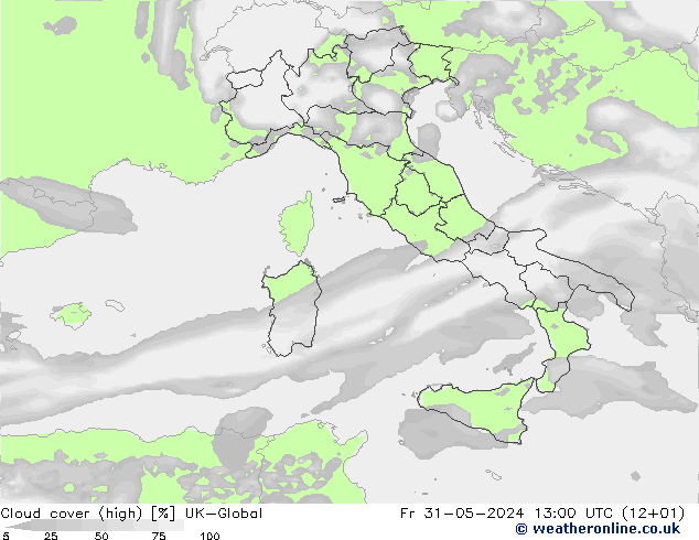 zachmurzenie (wysokie) UK-Global pt. 31.05.2024 13 UTC