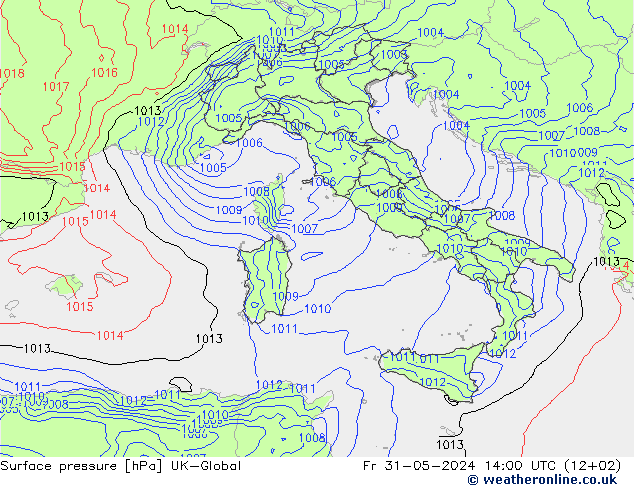 ciśnienie UK-Global pt. 31.05.2024 14 UTC