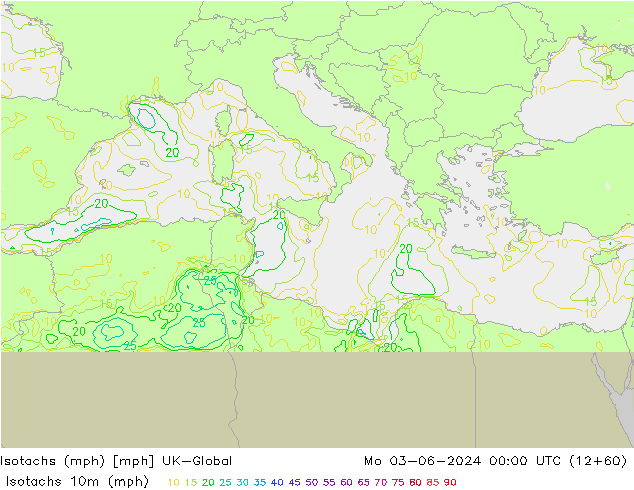 Isotachen (mph) UK-Global ma 03.06.2024 00 UTC
