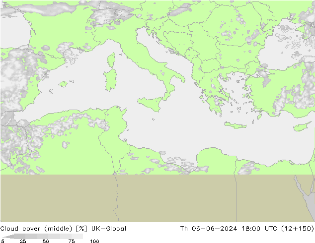 Cloud cover (middle) UK-Global Th 06.06.2024 18 UTC