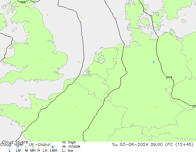 Cloud layer UK-Global  02.06.2024 09 UTC