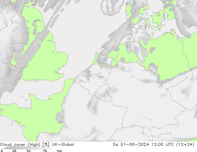Bewolking (Hoog) UK-Global za 01.06.2024 12 UTC