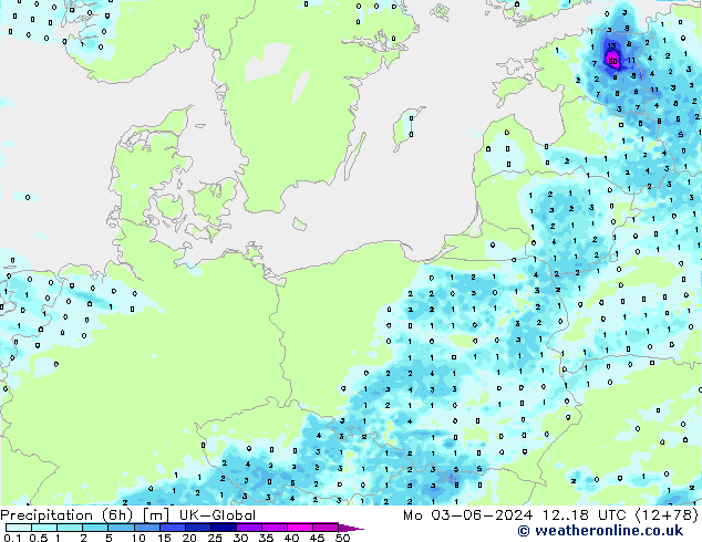 Nied. akkumuliert (6Std) UK-Global Mo 03.06.2024 18 UTC